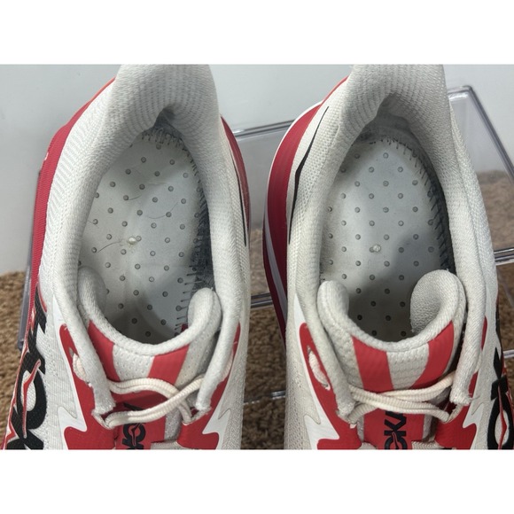 Hoka One One Skyward X Size 14D Running Shoes Sneakers Red White Blue NO INSOLES - Picture 13 of 14